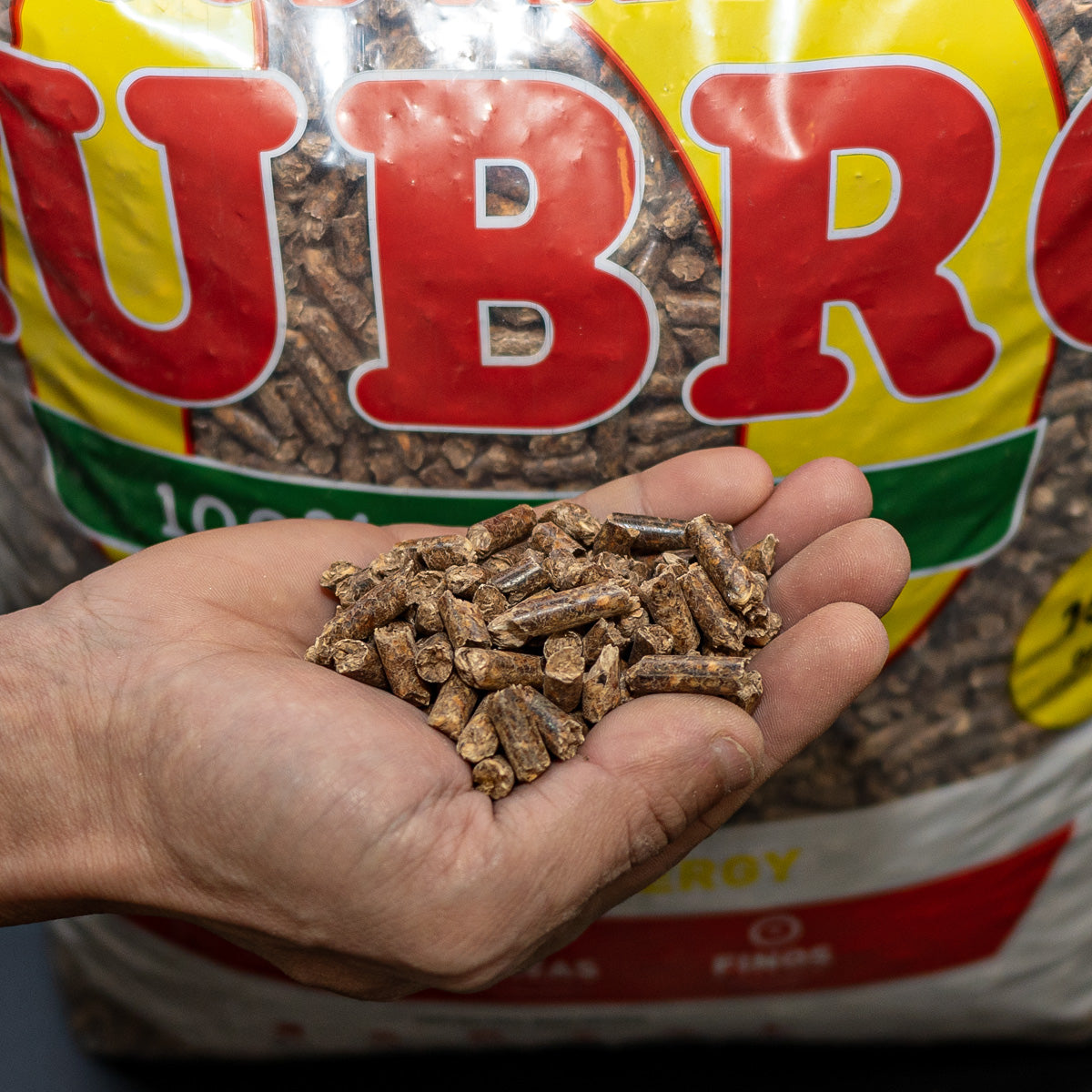 Palette de 65 sacs de Pellet de bois Rubro – EN+® A1 🇵🇹 100% résineux