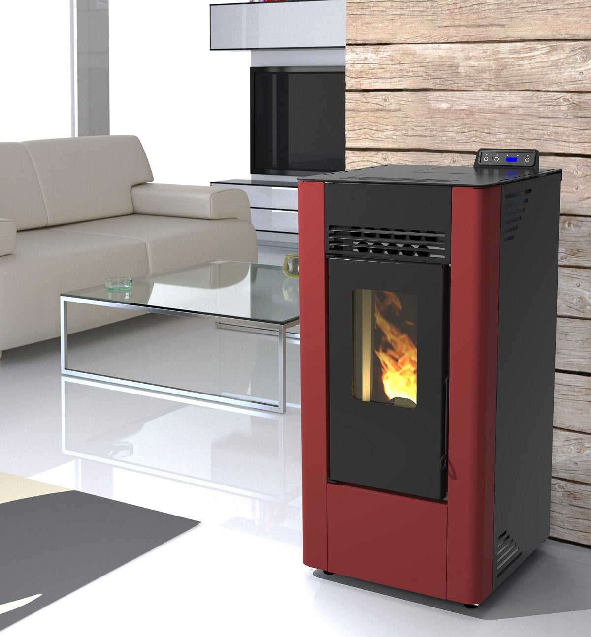 FIREMATIC C9 8.7 kW - Poêle à granulés ventilé étanche