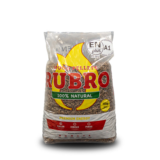 Palette de 65 sacs de Pellet de bois Rubro – EN+® A1 🇵🇹 100% résineux