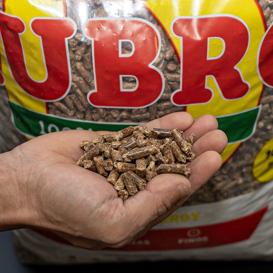 Palette de 65 sacs de Pellet de bois Rubro – EN+® A1 🇵🇹 100% résineux