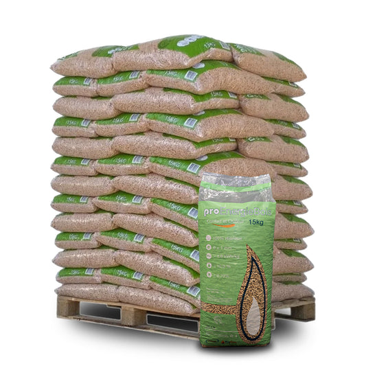 Palette de 66 sacs de Pellet de bois Pro Energie Bois – Din+ 100% résineux